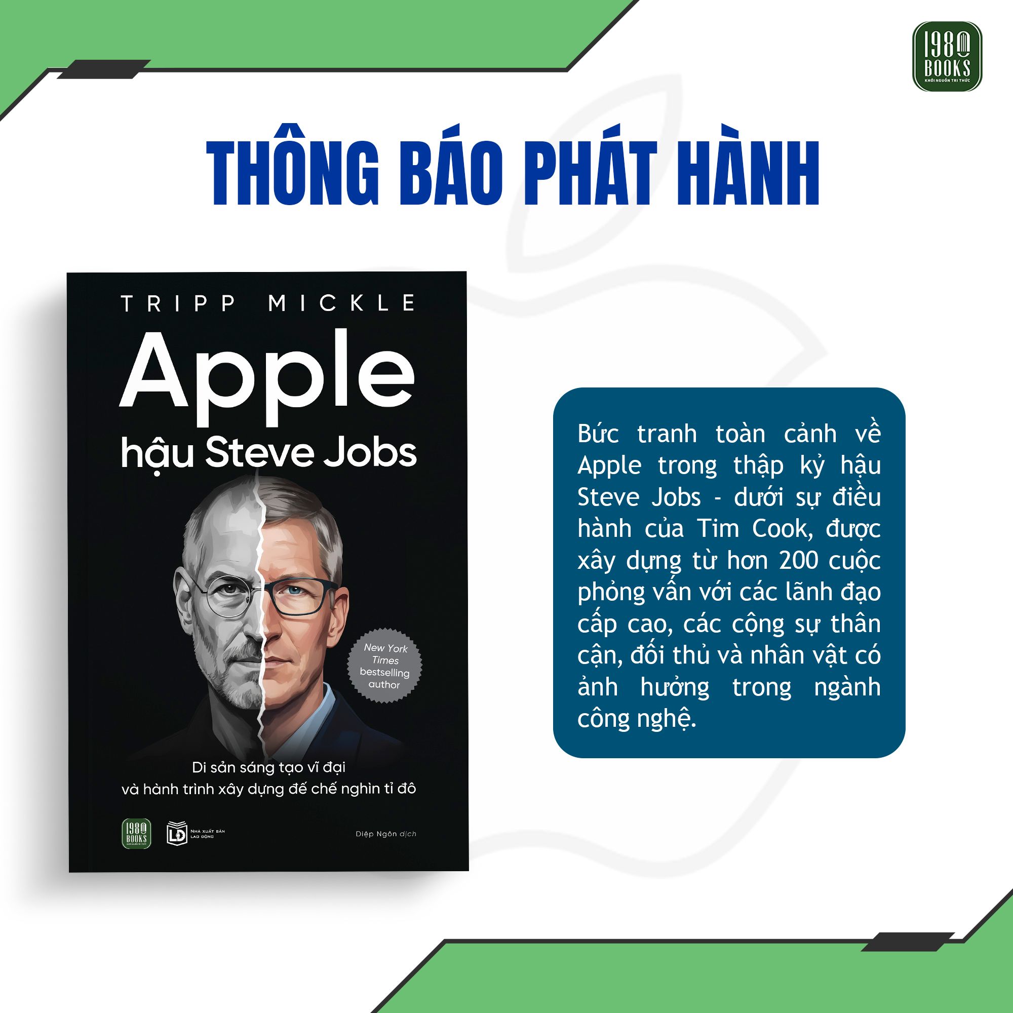  [Sách mới] APPLE HẬU STEVE JOBS 