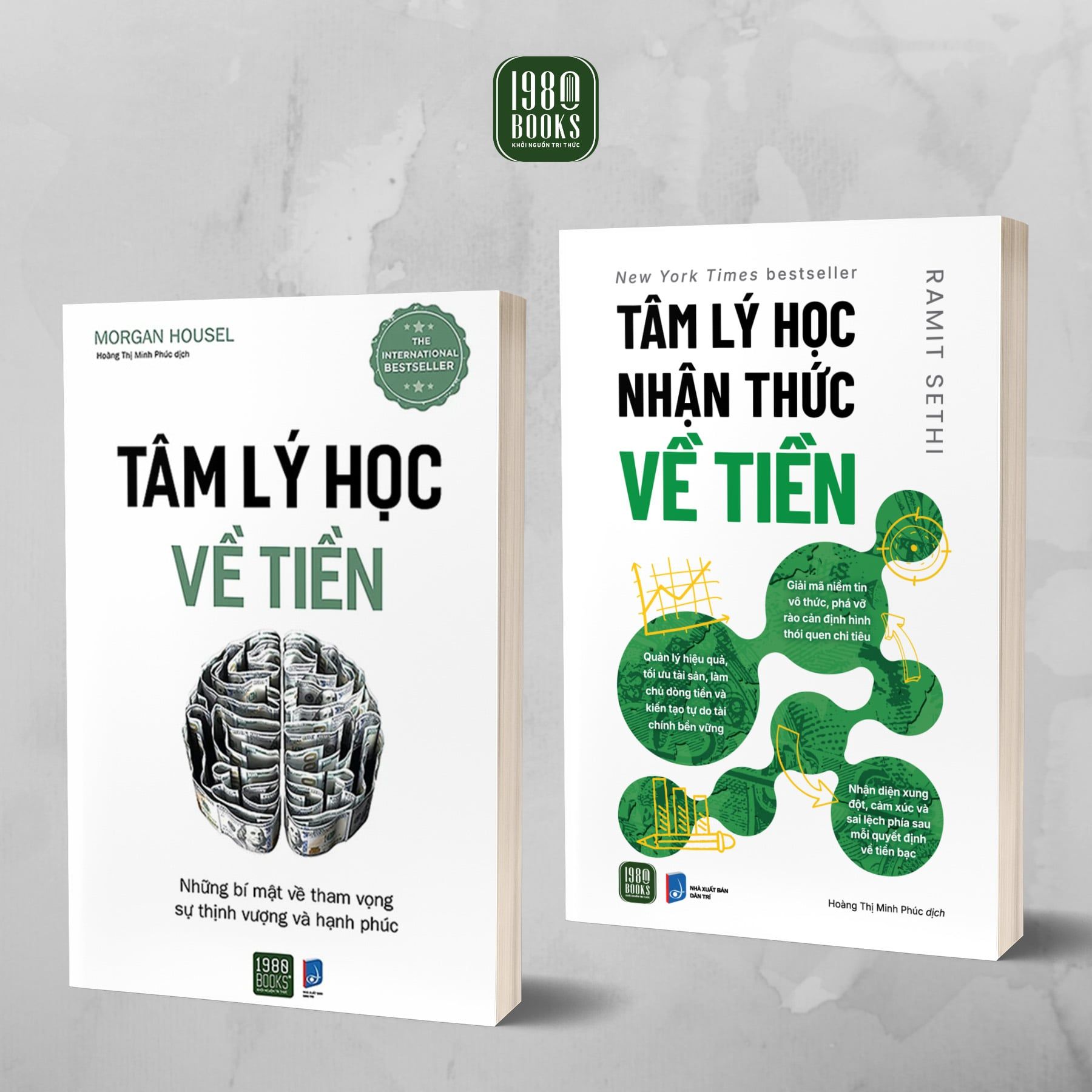  Combo: Tâm lý học về tiền + Tâm lý học nhận thức về tiền 