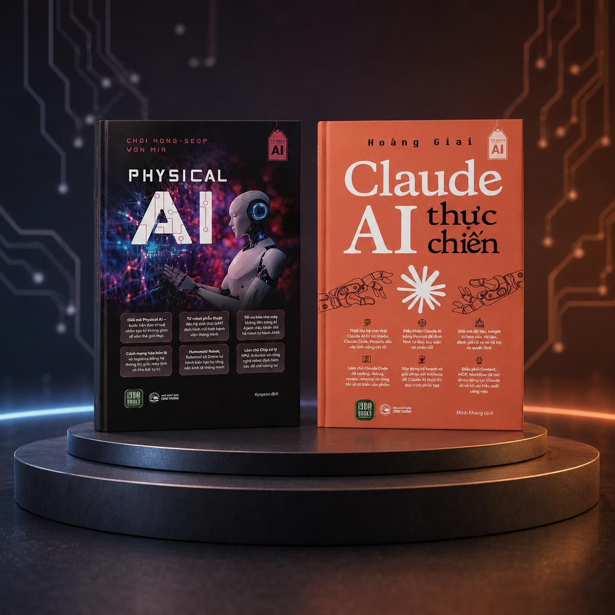  Combo 2 cuốn: Claude AI thực chiến + Physical AI 