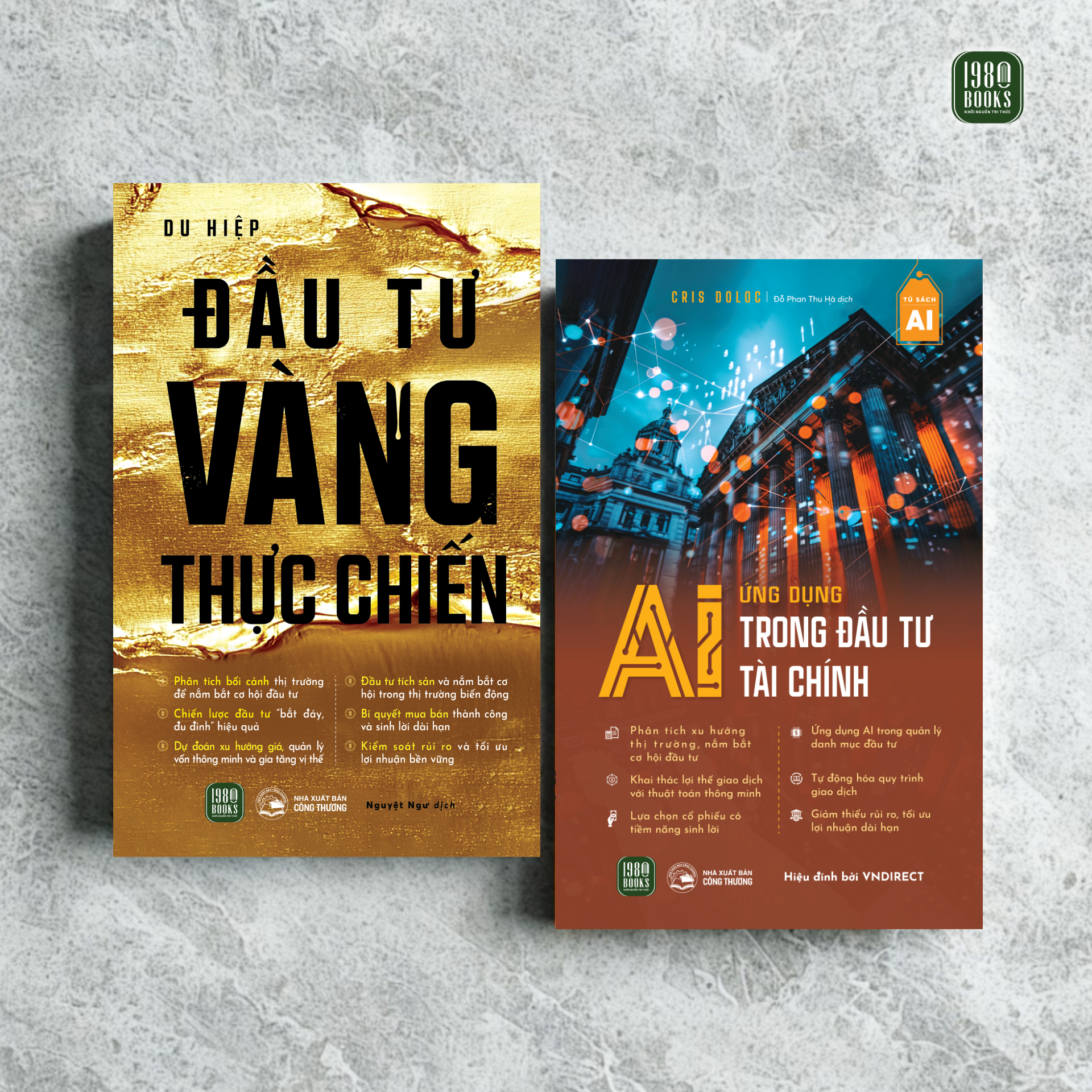  Combo 2 cuốn : Đầu tư vàng thực chiến + Ứng dụng AI trong đầu tư tài chính 