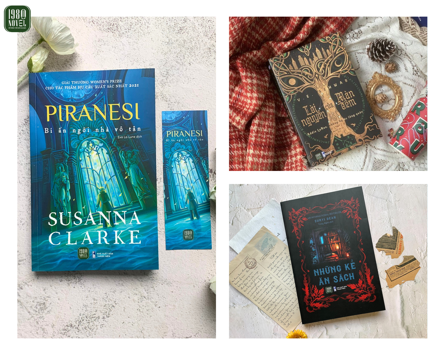  [Combo 3] Fantasy Lời nguyền của màn đêm + Những kẻ ăn sách + Piranesi 