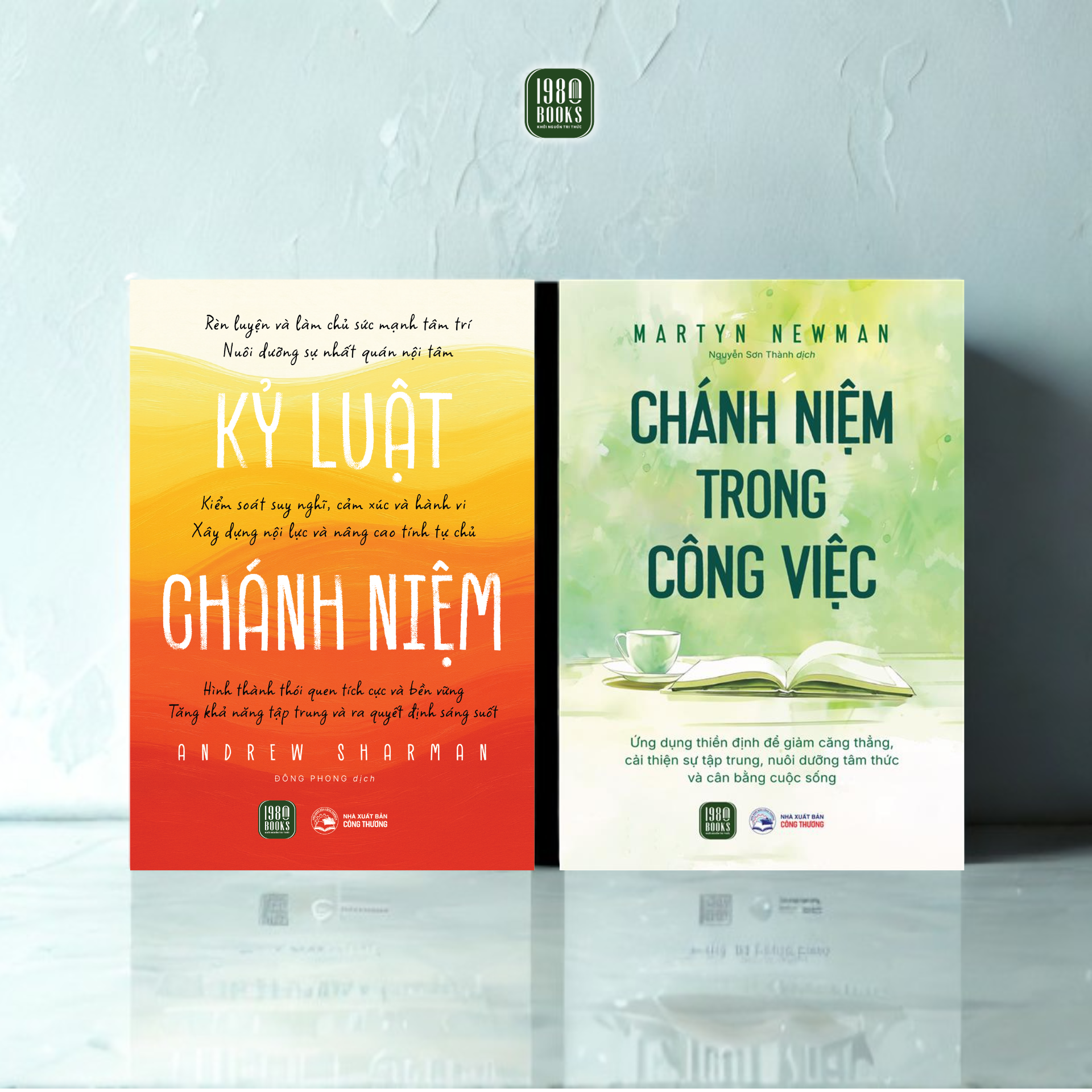  Combo 2 cuốn sách Kỷ luật chánh niệm và Chánh niệm trong công việc 
