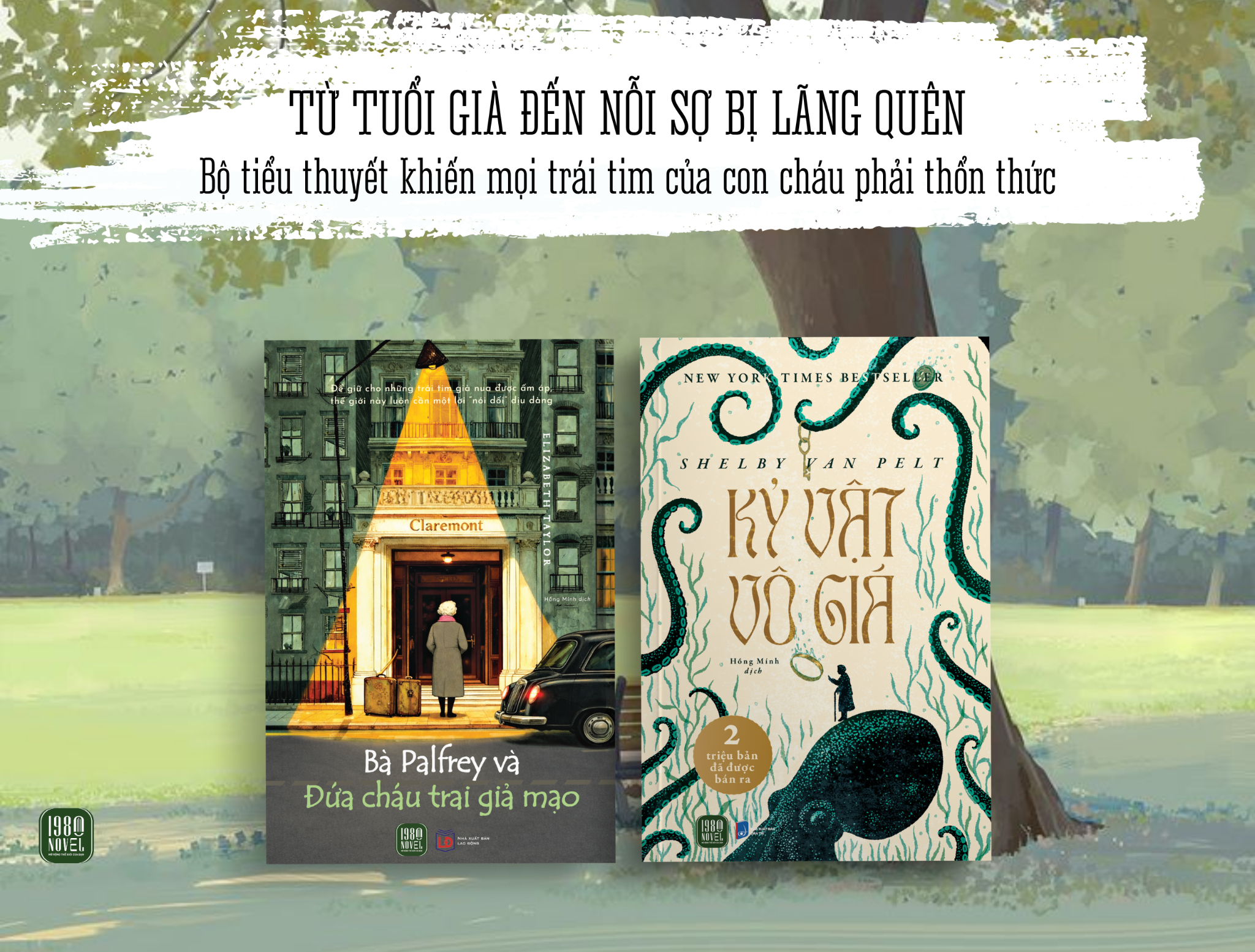  Combo 2 - Kỷ vật vô giá + Bà Palfrey và đứa cháu trai giả mạo 