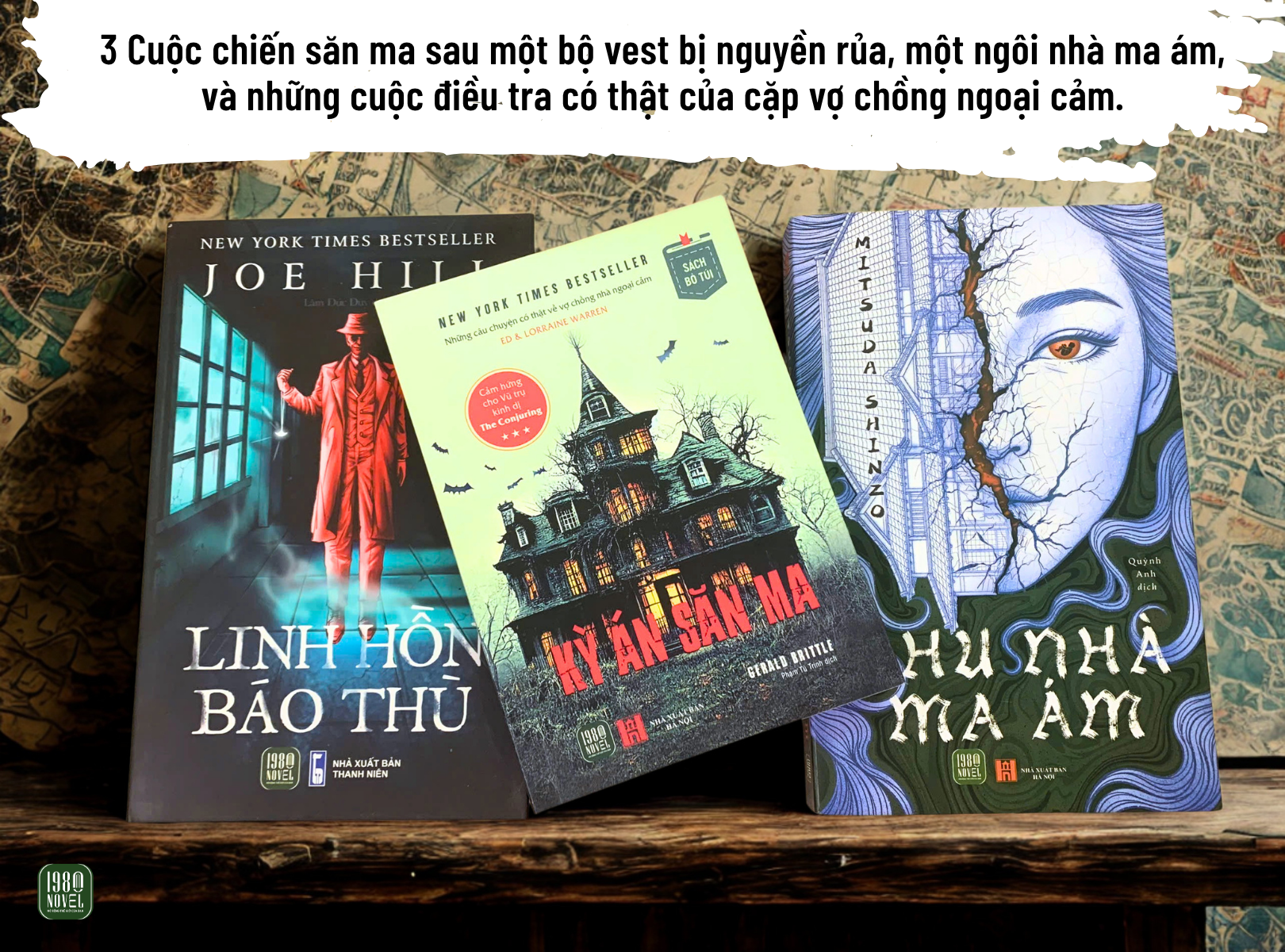  Combo 3 - Khu nhà ma ám + Linh hồn báo thù + Kỳ án săn ma (Sbt) 