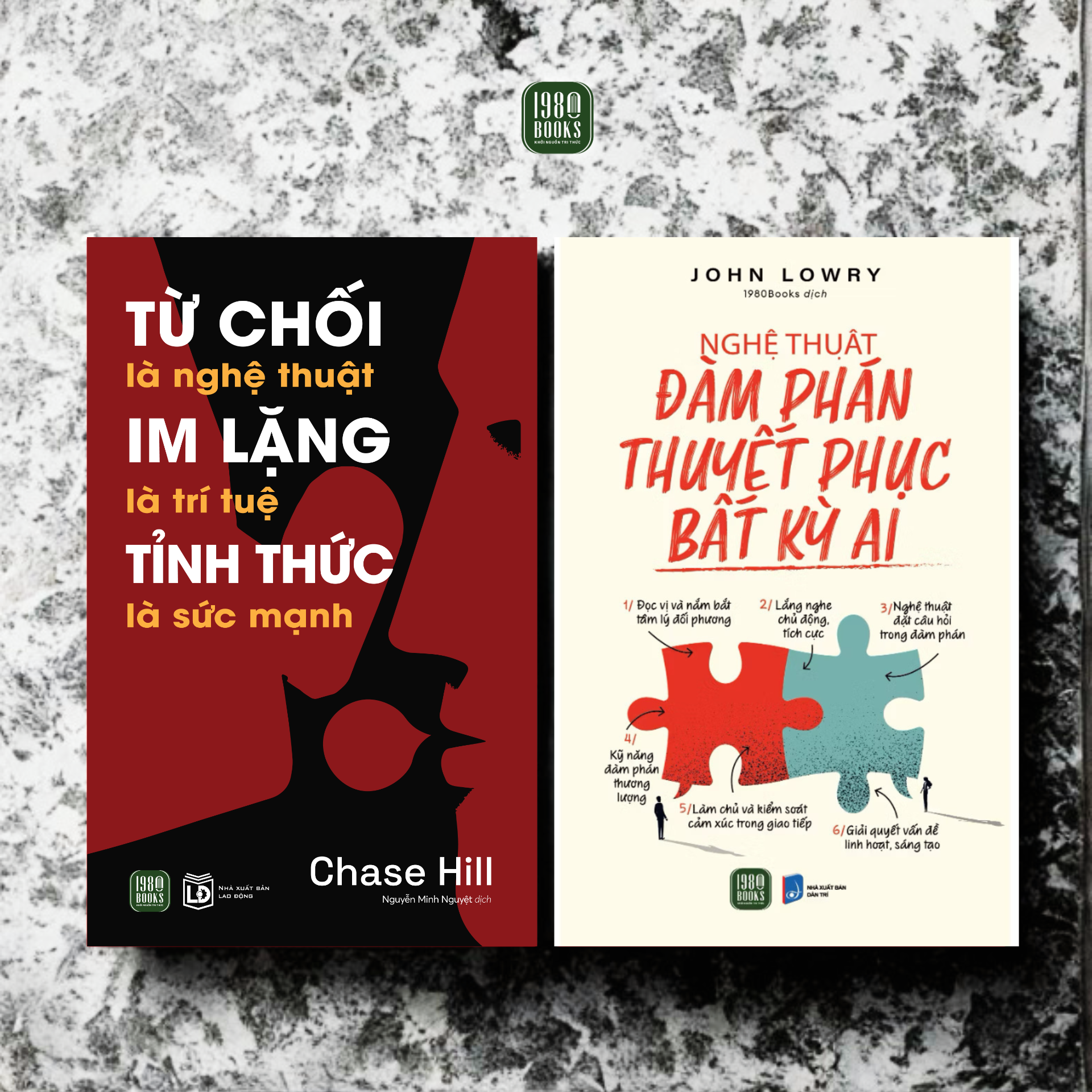  Combo 2 cuốn: Từ chối là nghệ thuật - Im lặng là trí tuệ - Tỉnh thức là sức mạnh + Nghệ thuật đàm phán thuyết phục bất kì ai 