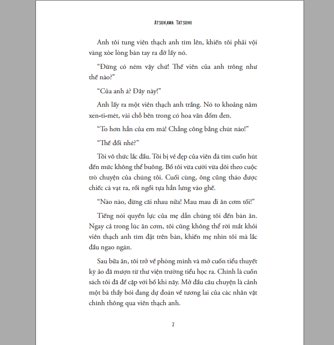  [Sách mới] Ký ức của Tinh Vịnh Sư (Atsukawa Tatsumi) 