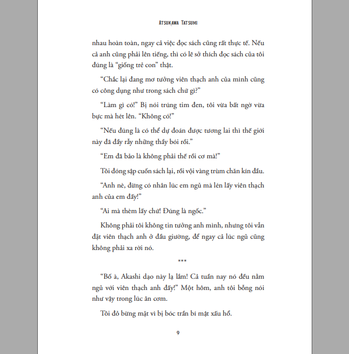  [Sách mới] Ký ức của Tinh Vịnh Sư (Atsukawa Tatsumi) 