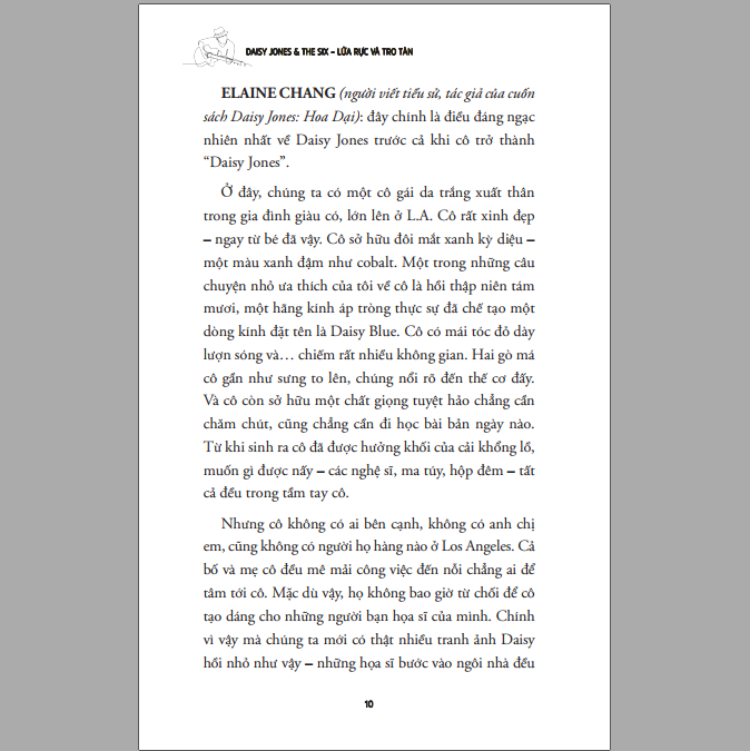  [Sách mới] DAISY JONES & THE SIX - LỬA RỰC VÀ TRO TÀN (Taylor Jenkins Reid) 