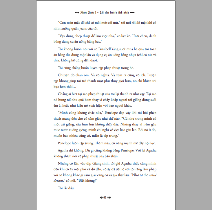  [Pre-order] SIMON SNOW 1 - Lời sấm truyền định mệnh (Rainbow Rowell) 