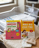  Combo 2 cuốn Phương pháp giáo dục Montessori & Reggio Emilia + Rèn Luyện Não Bộ Cho Trẻ Thông Qua Trò Chơi Trí Tuệ 