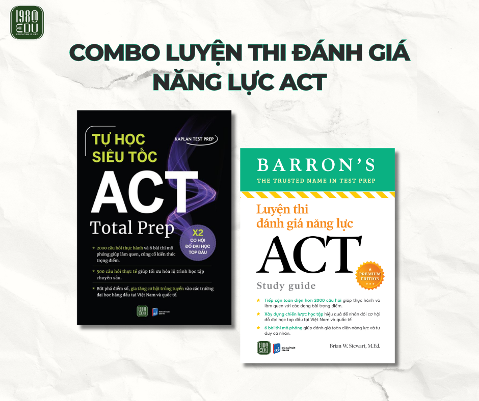  COMBO LUYỆN THI ĐÁNH GIÁ NĂNG LỰC ACT 