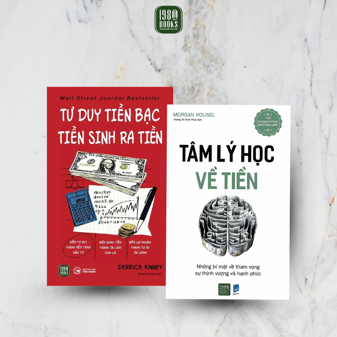  Combo 2 cuốn: Tư duy tiền bạc - Tiền sinh ra tiền + Tâm lý học về tiền 