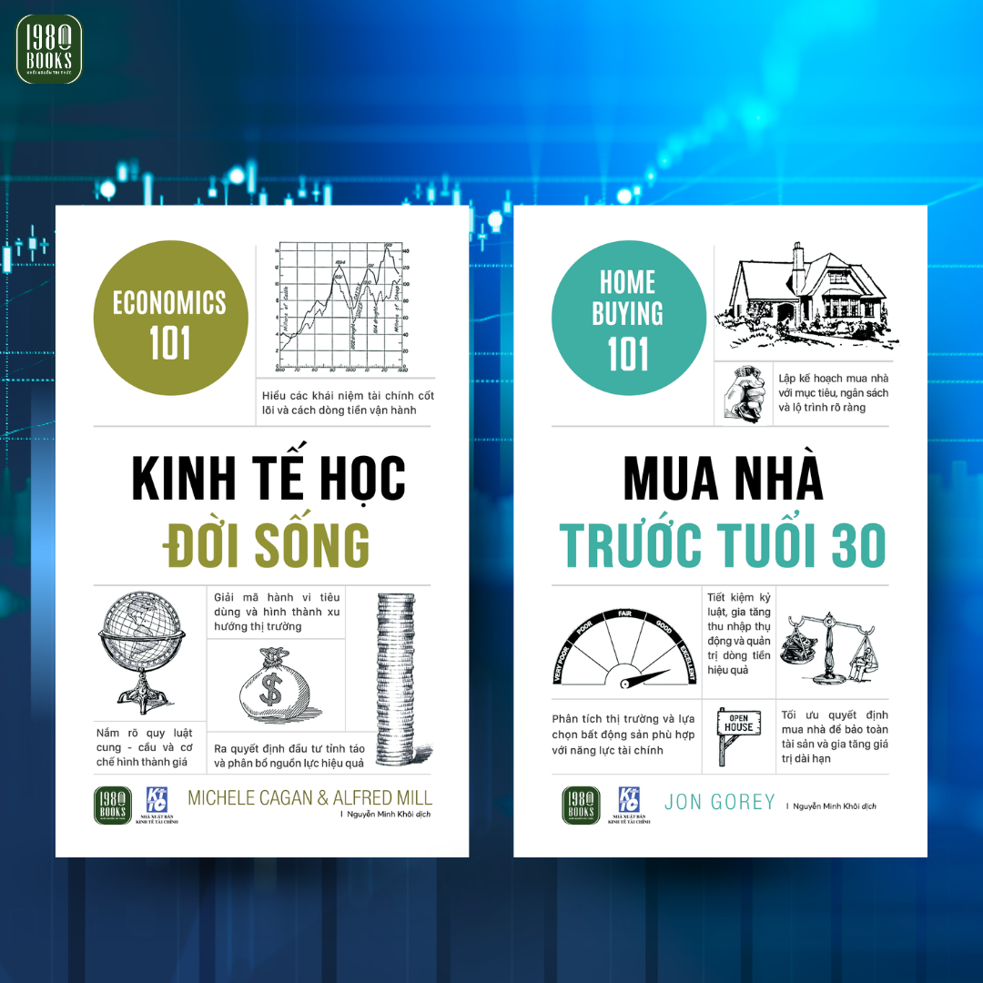  Combo 2 cuốn: Mua nhà trước tuổi 30 + Kinh tế học đời sống 