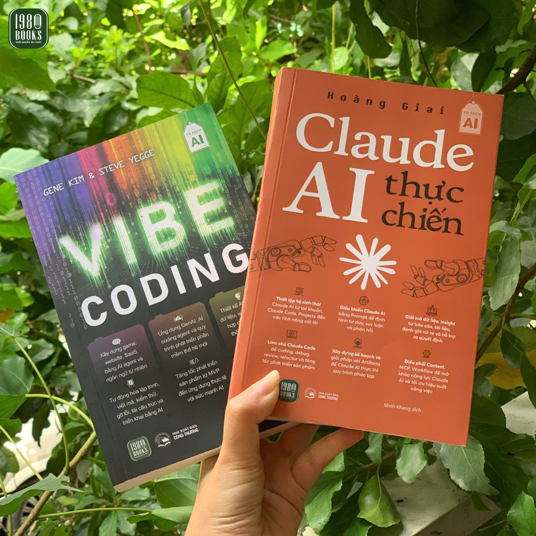  Combo 2 cuốn: Vibe Coding + Claude AI thực chiến 
