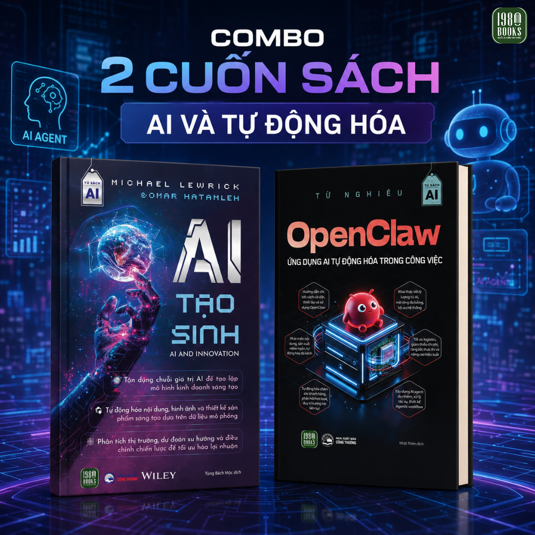  Combo 2 cuốn: OpenClaw + AI tạo sinh 