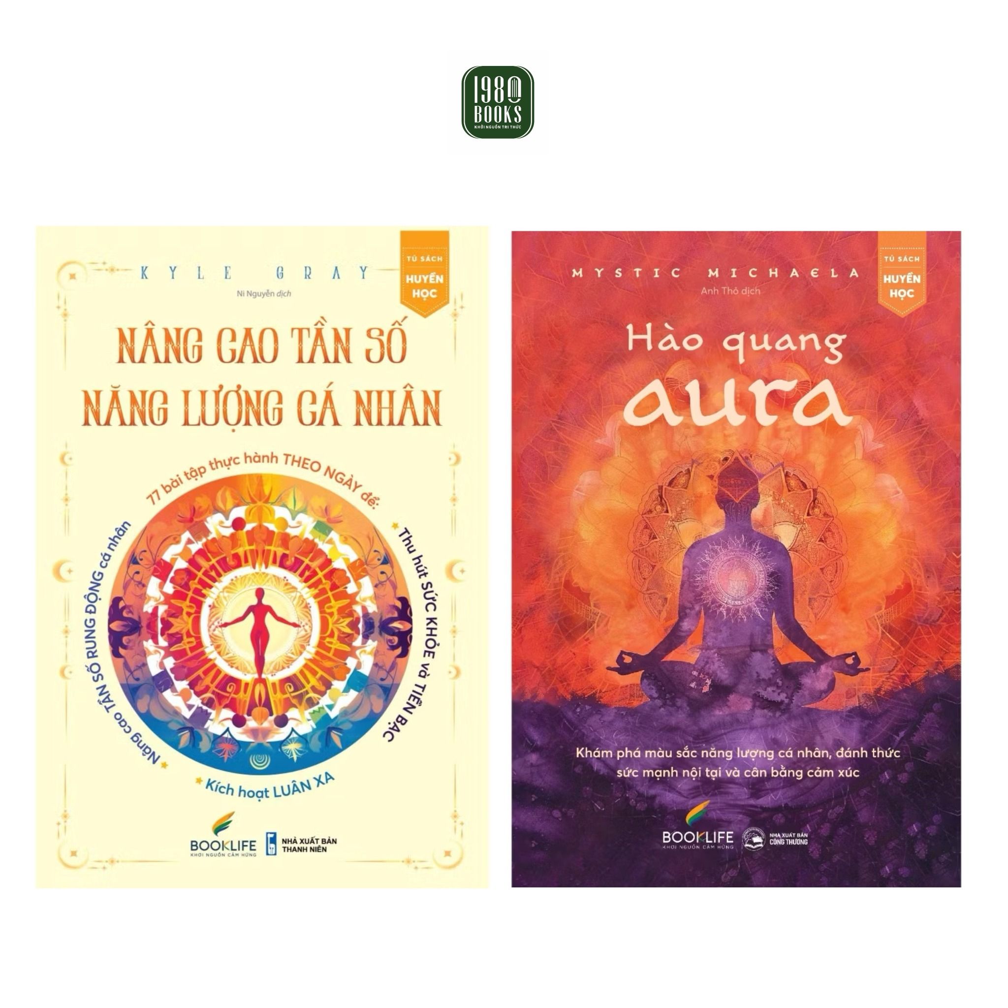  Combo 2 cuốn Hào quang Aura + Nâng cao tần số năng lượng cá nhân 