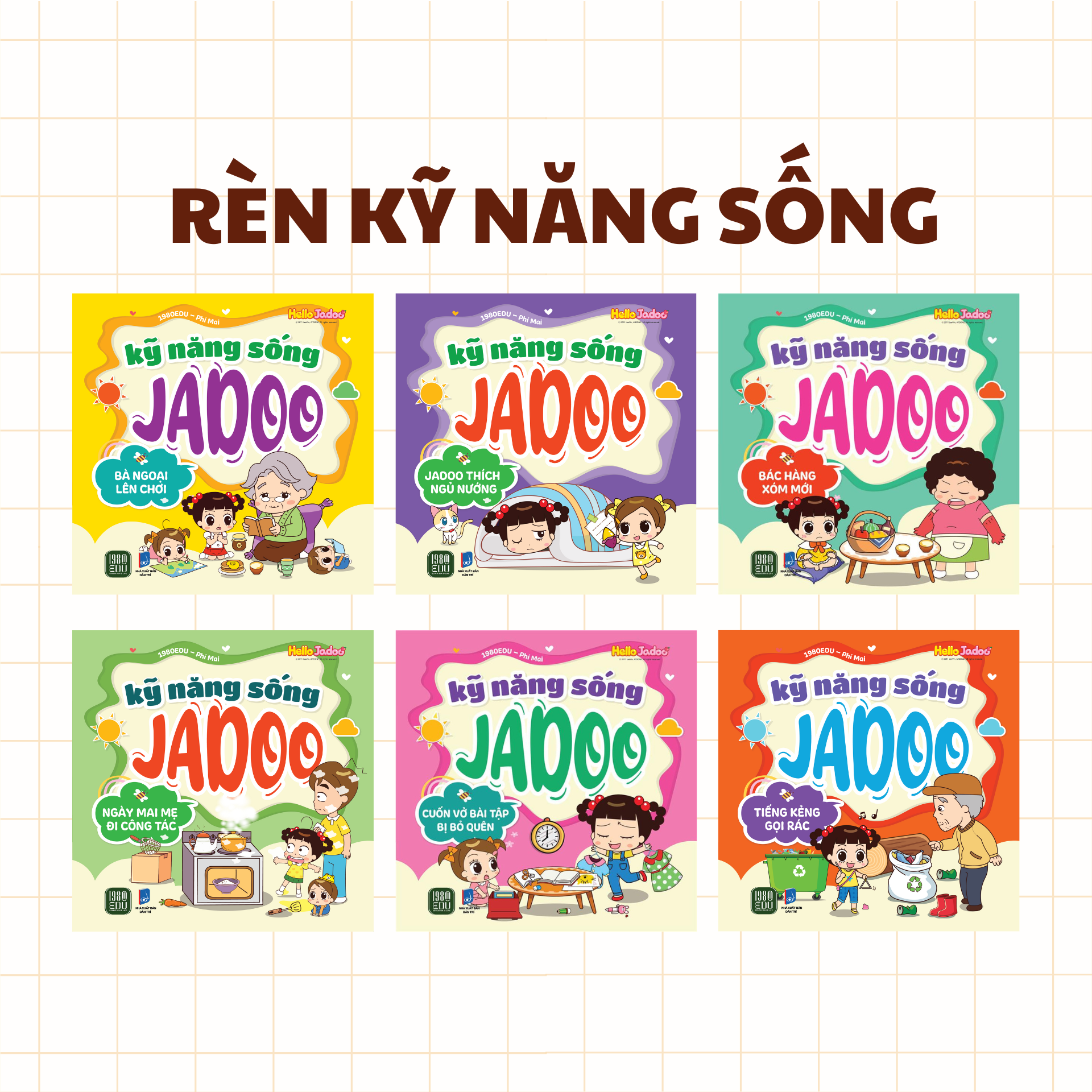  Bộ sách Jadoo Rèn kỹ năng sống 