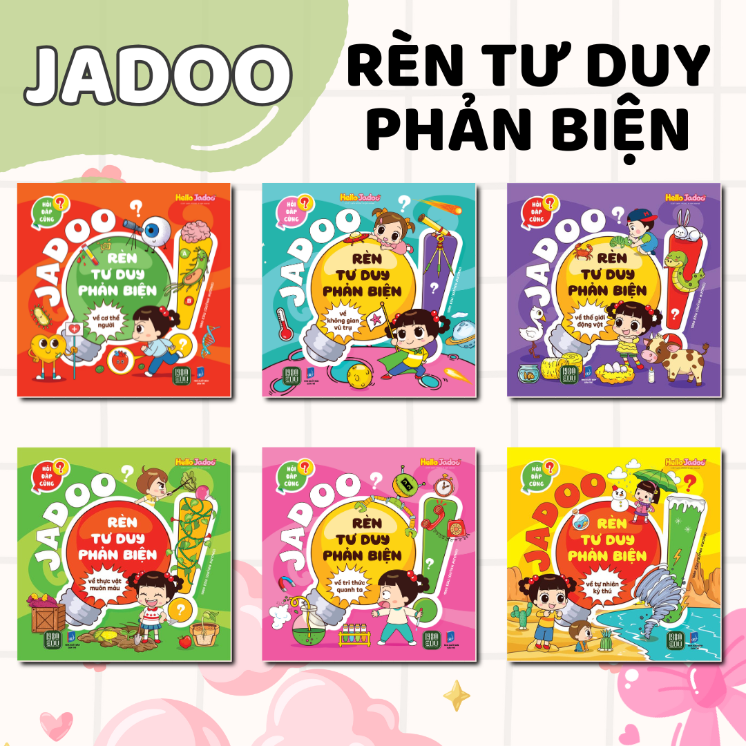  Combo sách Jadoo cho trẻ 3-6 tuổi 