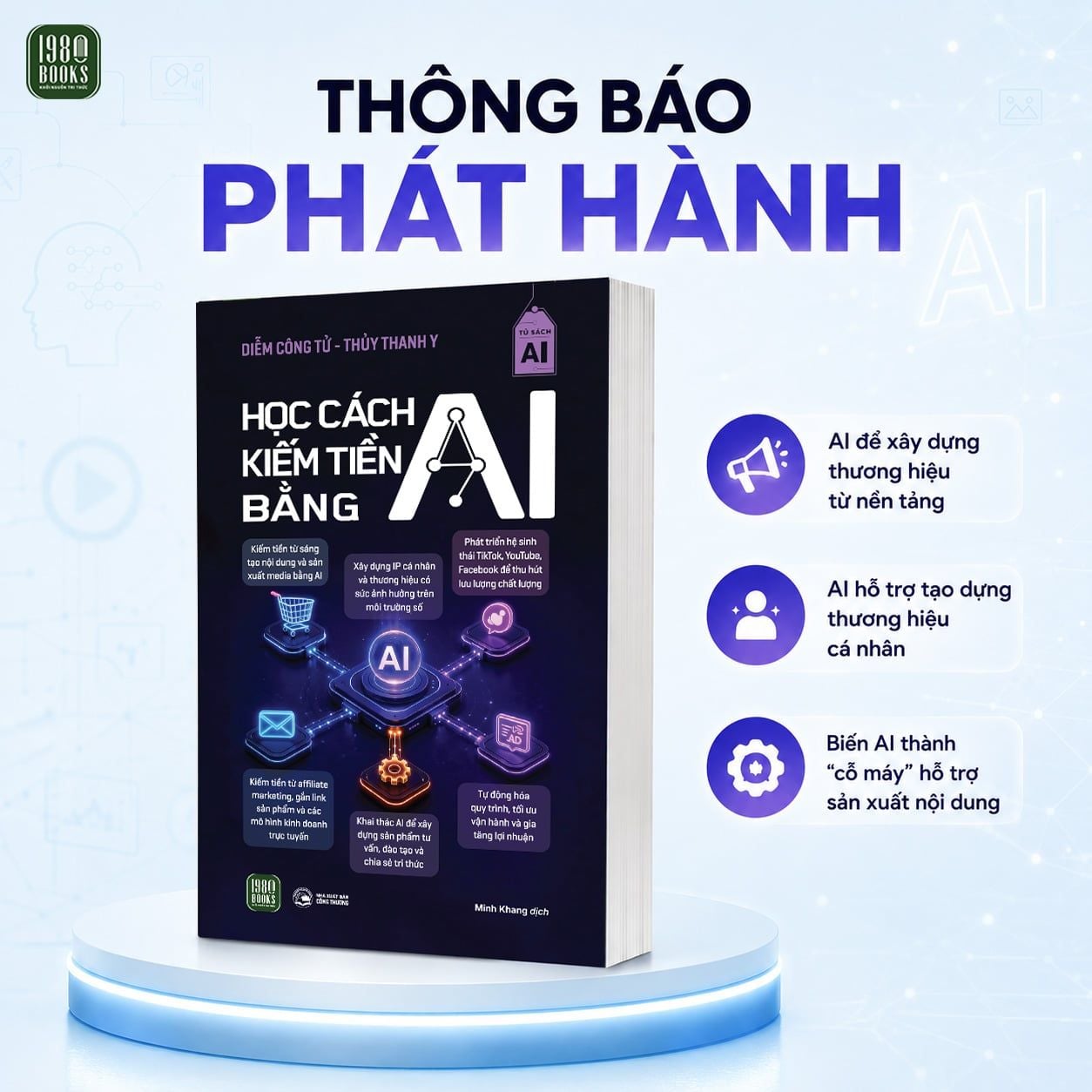  Sách - Học cách kiếm tiền bằng AI 