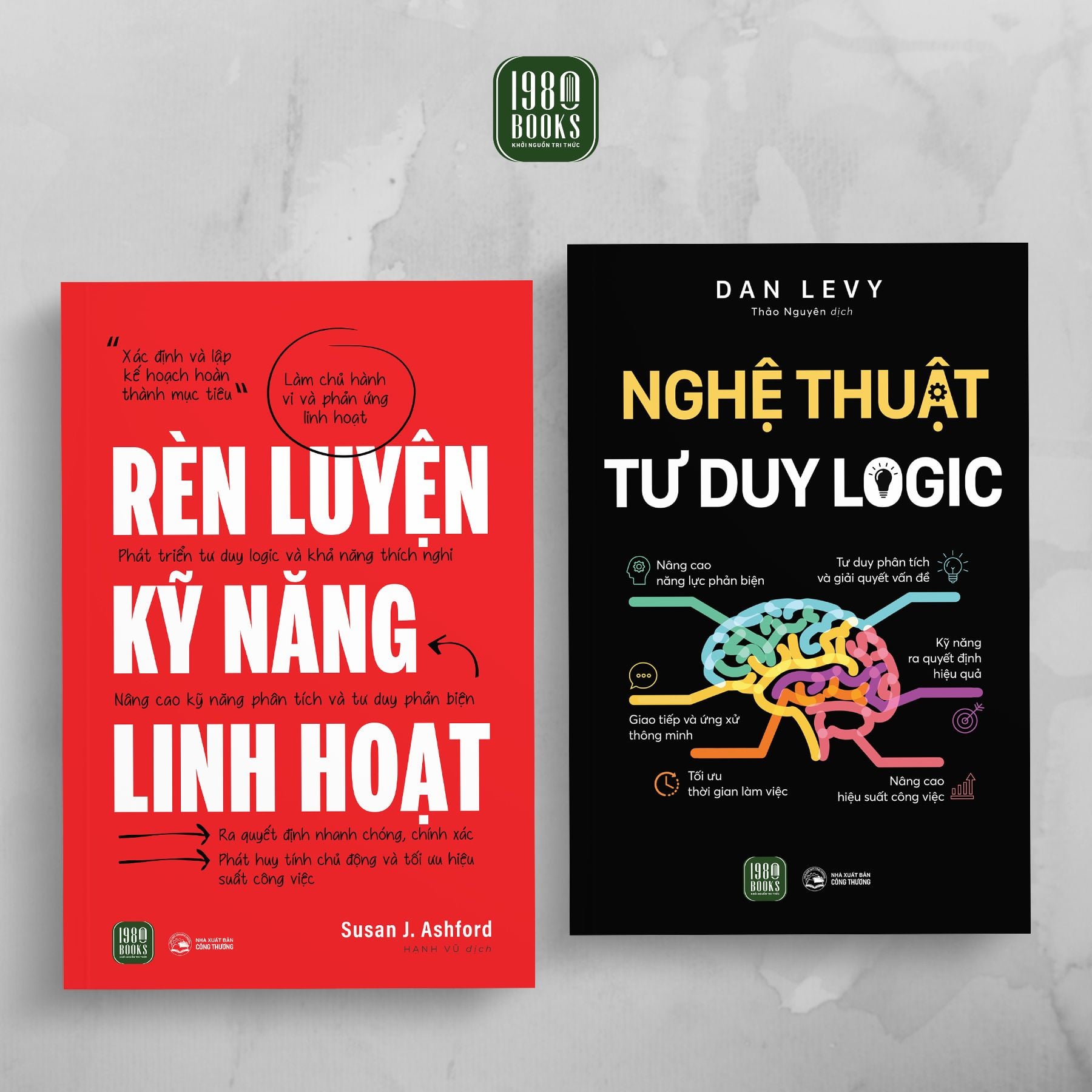  Combo 2 cuốn: Rèn luyện kỹ năng linh hoạt + Nghệ thuật tư duy logic 