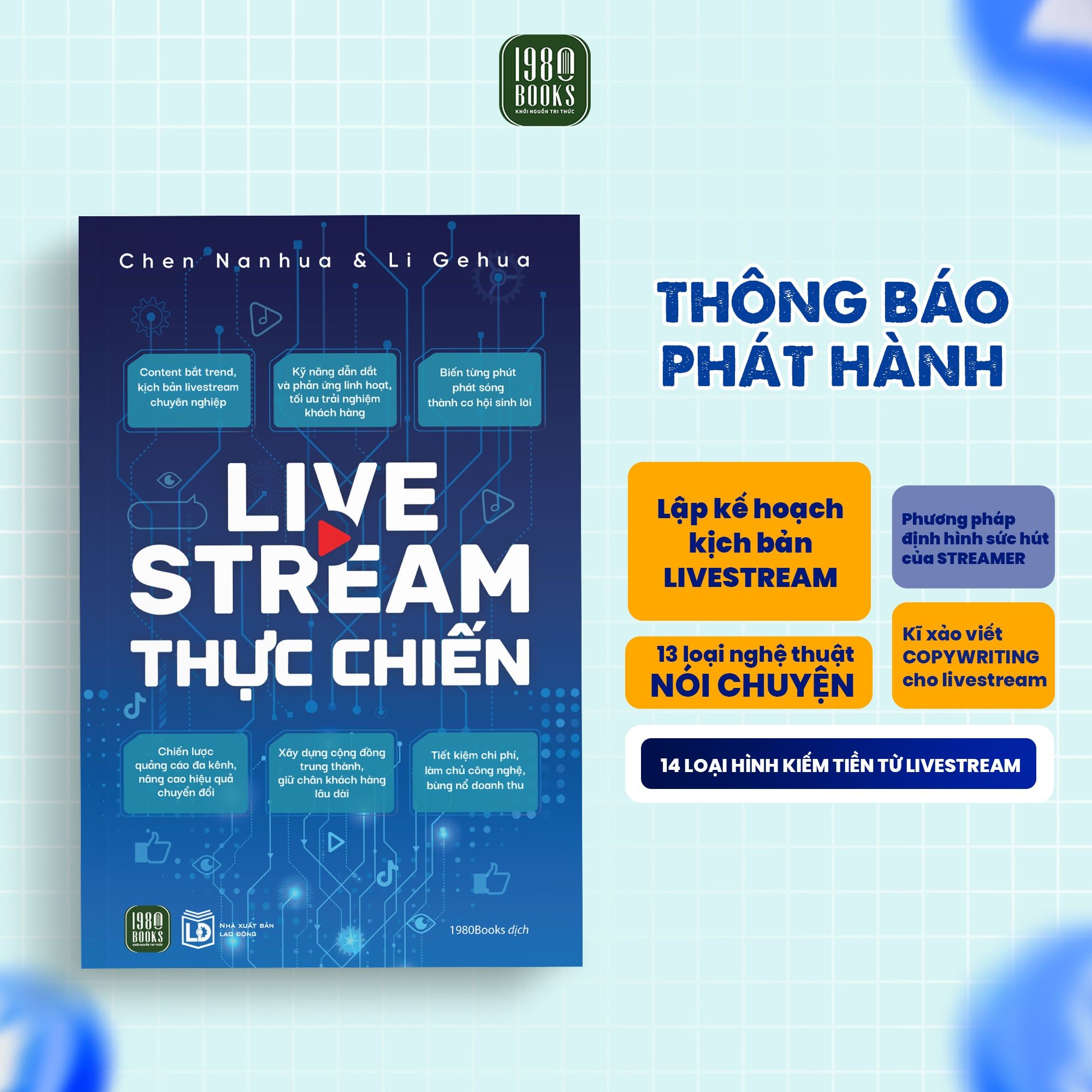  Sách mới tháng 3: LIVESTREAM THỰC CHIẾN 
