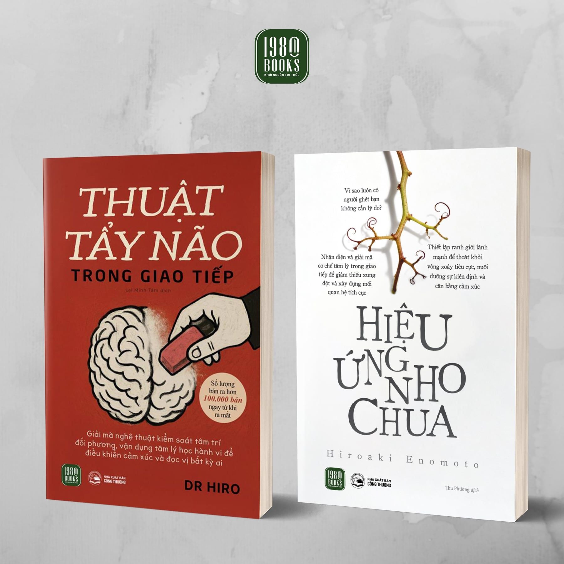  Combo 2 cuốn: Thuật tẩy não trong giao tiếp + Hiệu ứng nho chua 