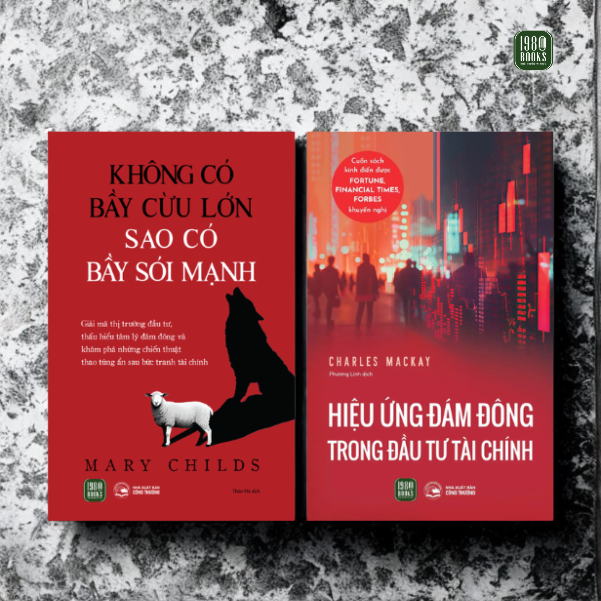  Combo 2 cuốn sách Không có bầy cừu lớn sao có bầy sói mạnh + Hiệu ứng đám đông trong đầu tư tài chính 