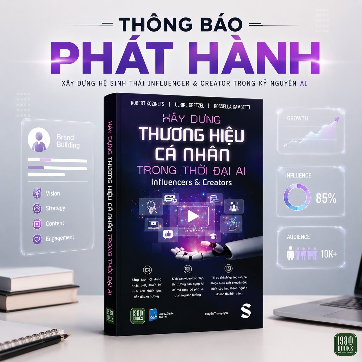  Sách - Xây dựng thương hiệu cá nhân trong thời đại AI 