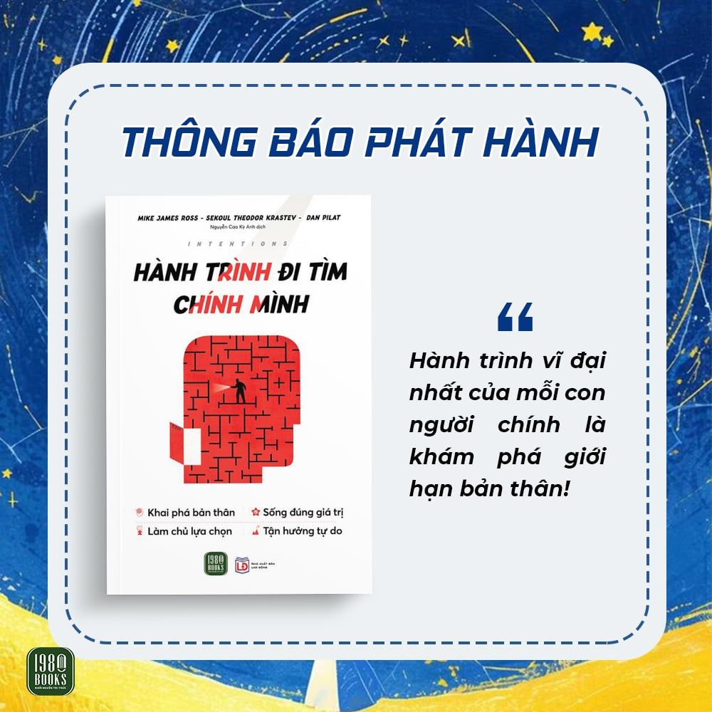  [Sách mới] INTENTIONS - HÀNH TRÌNH ĐI TÌM CHÍNH MÌNH 