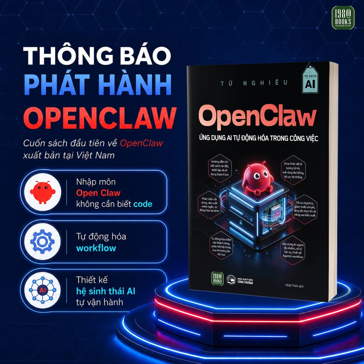  [SÁCH HOT] OPENCLAW - ỨNG DỤNG AI TỰ ĐỘNG HÓA TRONG CÔNG VIỆC 