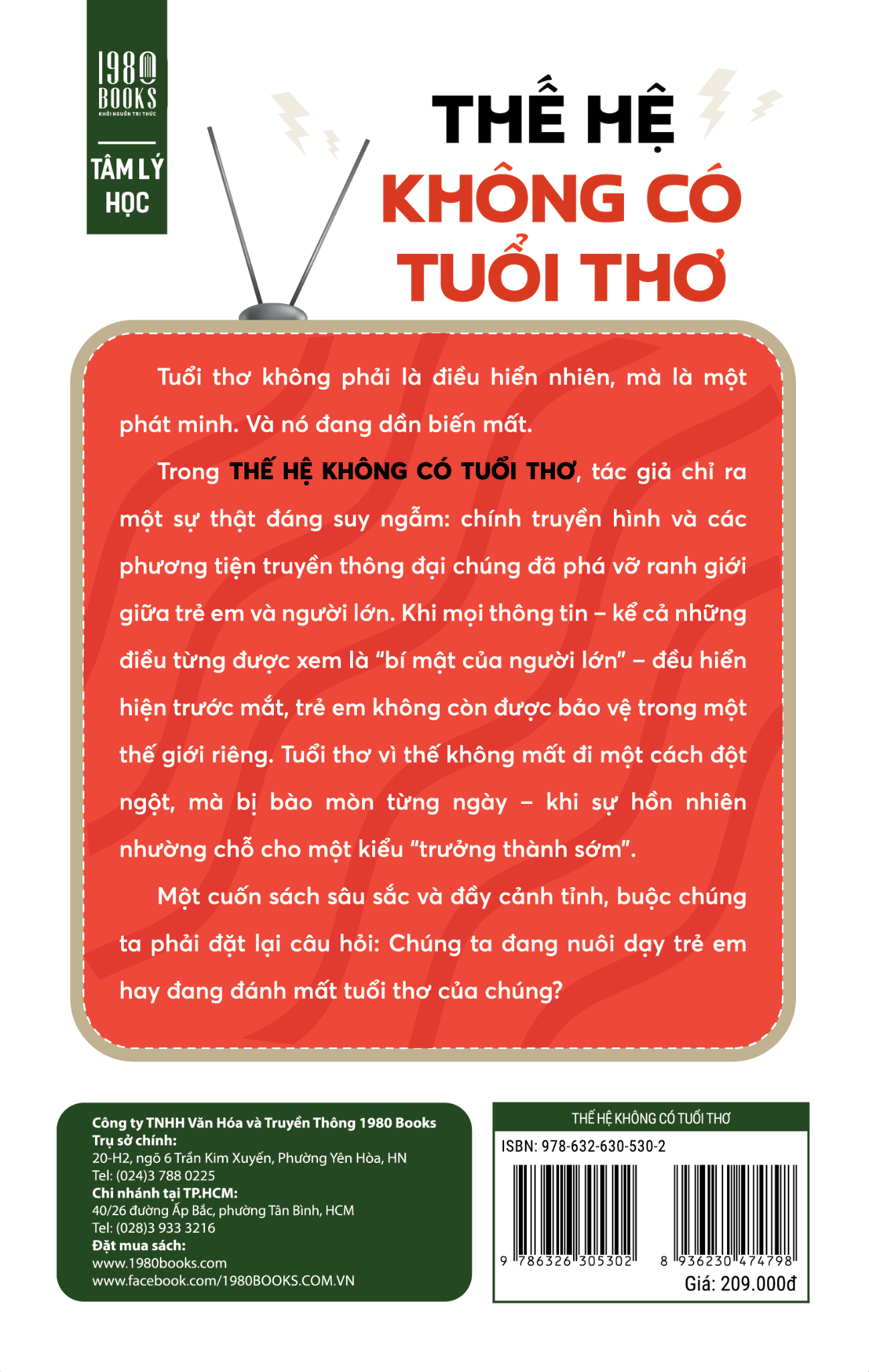  Sách - Thế hệ không có tuổi thơ 