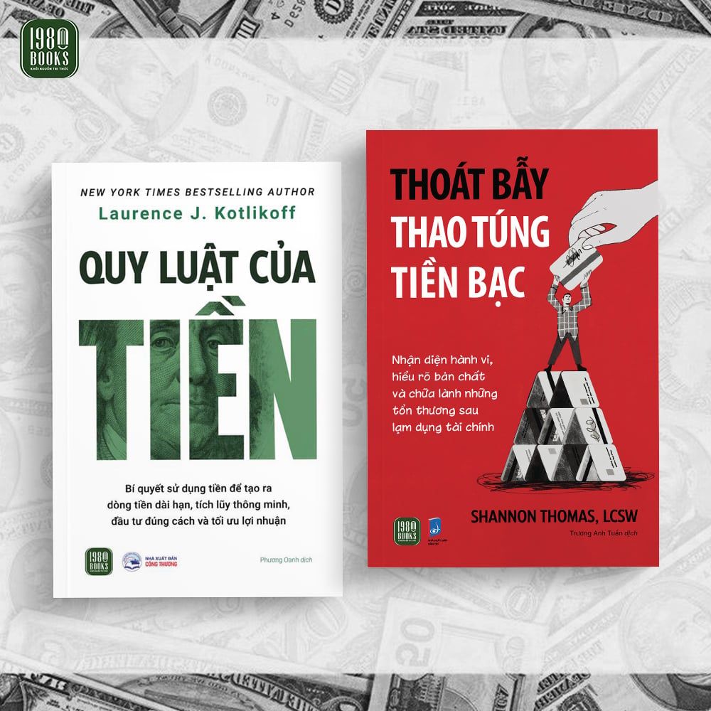  Combo sách: Quy luật của tiền + Thoát bẫy thao túng tiền bạc 