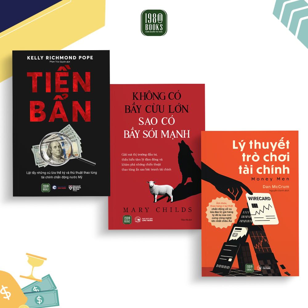  Combo 3 cuốn: Tiền bẩn + Không có bầy cừu lớn sao có bầy sói mạnh + Lý thuyết trò chơi tài chính 