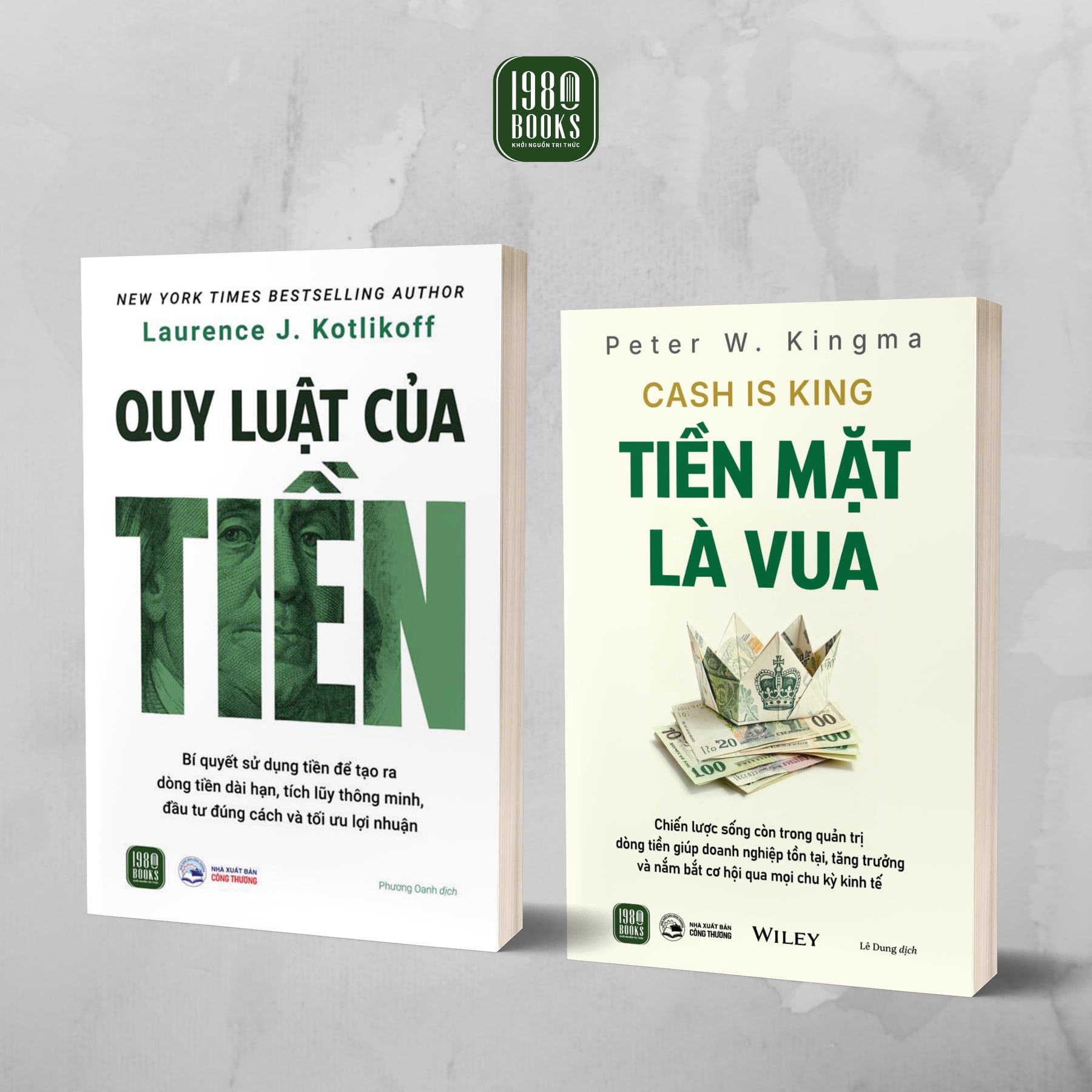  Combo 2 cuốn: Quy luật của tiền + Tiền mặt là vua 