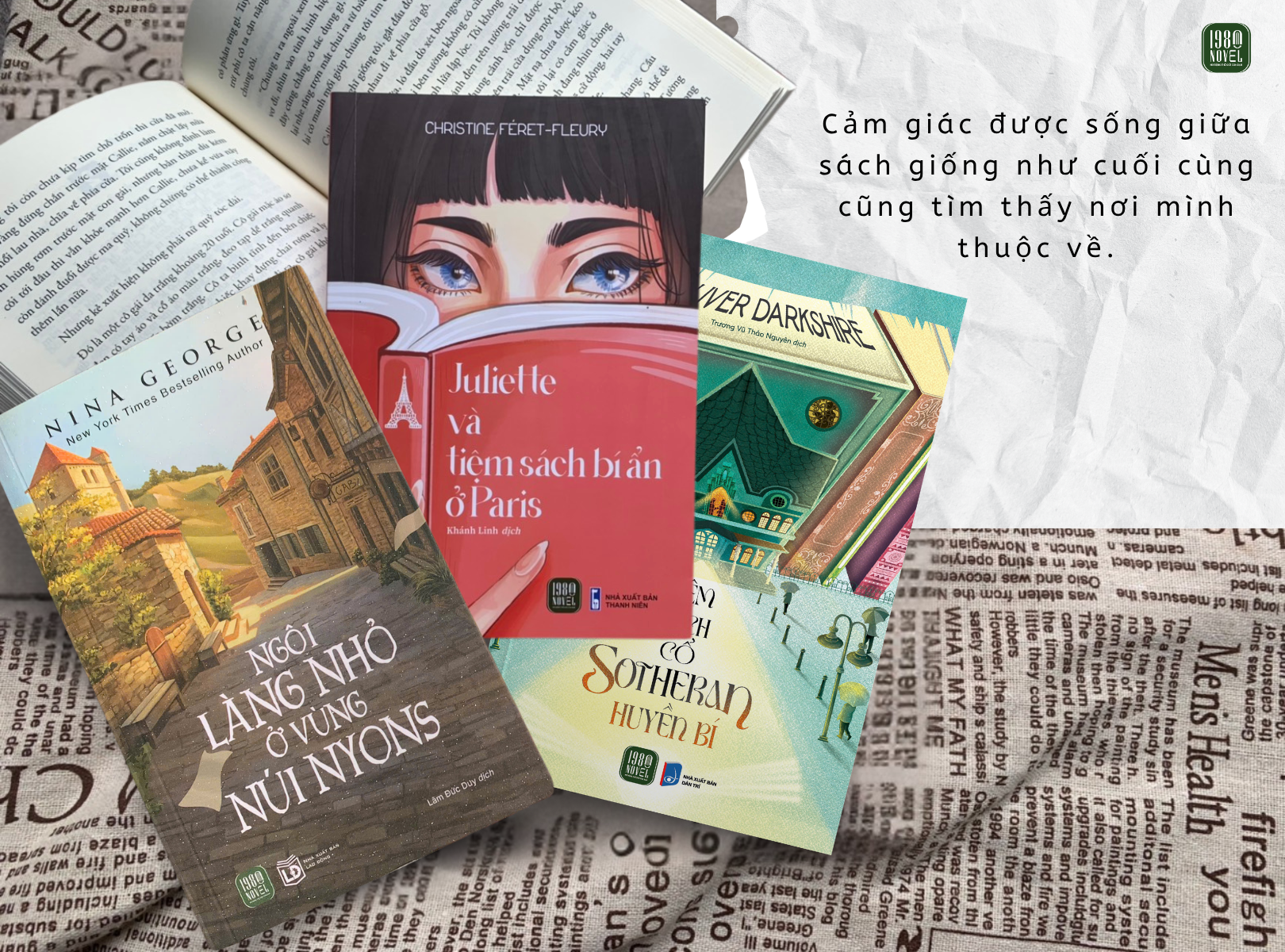  Combo 3 sách - Ngôi làng nhỏ ở vùng núi Nyons + Juliette và tiệm sách bí ẩn ở Paris + Tiệm sách cổ Sotheran huyền bí 