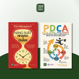 Combo 2 cuốn: Năng suất Nhanh & Chậm + PDCA - Lập kế hoạch thực chiến quản lý rủi ro và tối ưu hiệu suất 