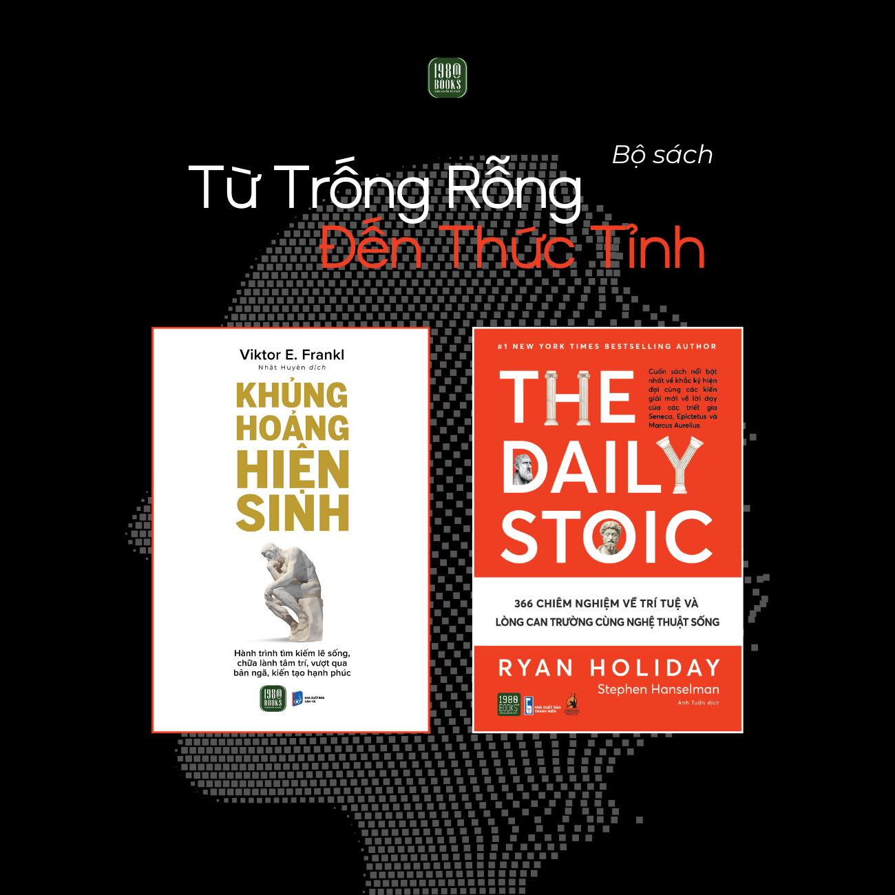  Combo 2 cuốn Khủng hoảng hiện sinh + The Daily Stoic 