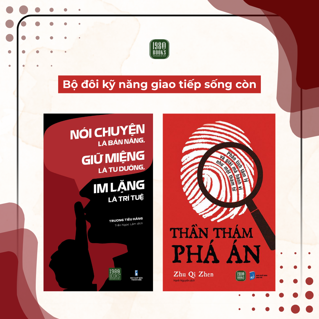  Combo 2 cuốn Thần Thám Phá Án + Nói Chuyện Là Bản Năng 2 
