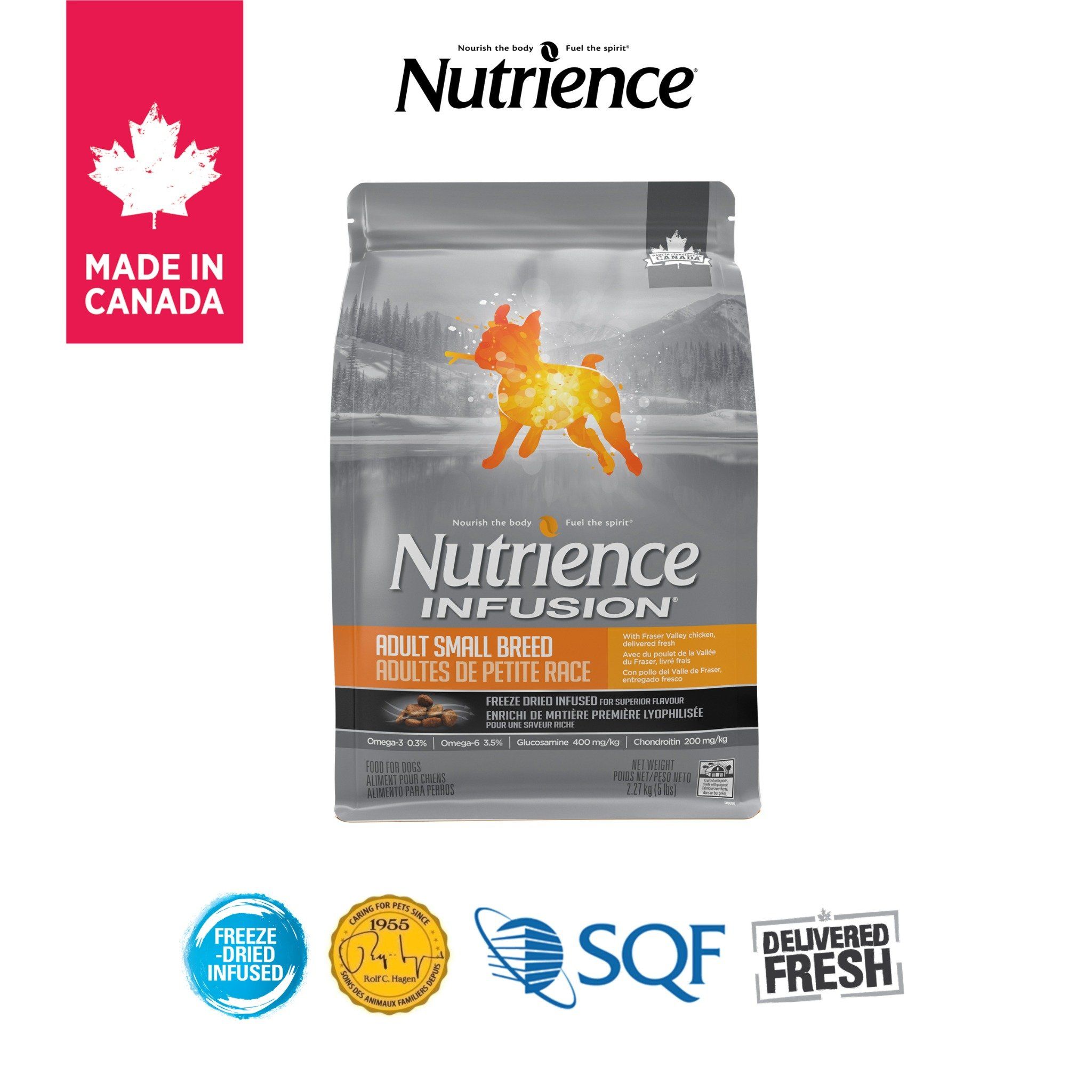  NT Infusion cho Chó kích thước nhỏ trưởng thành - Thịt gà và rau củ quả tự nhiên 