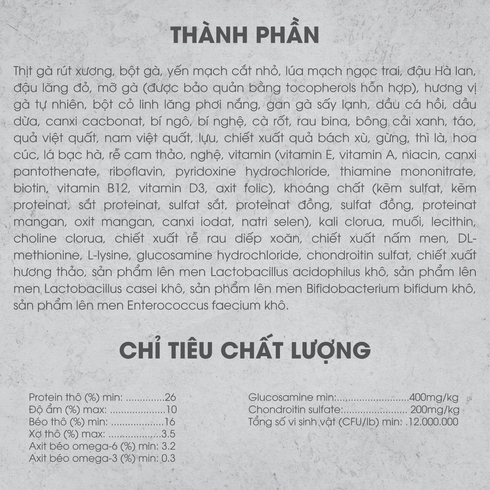  NT Infusion cho Chó kích thước vừa và lớn trưởng thành (Trên 10kg) - Thịt gà và rau củ quả tự nhiên 