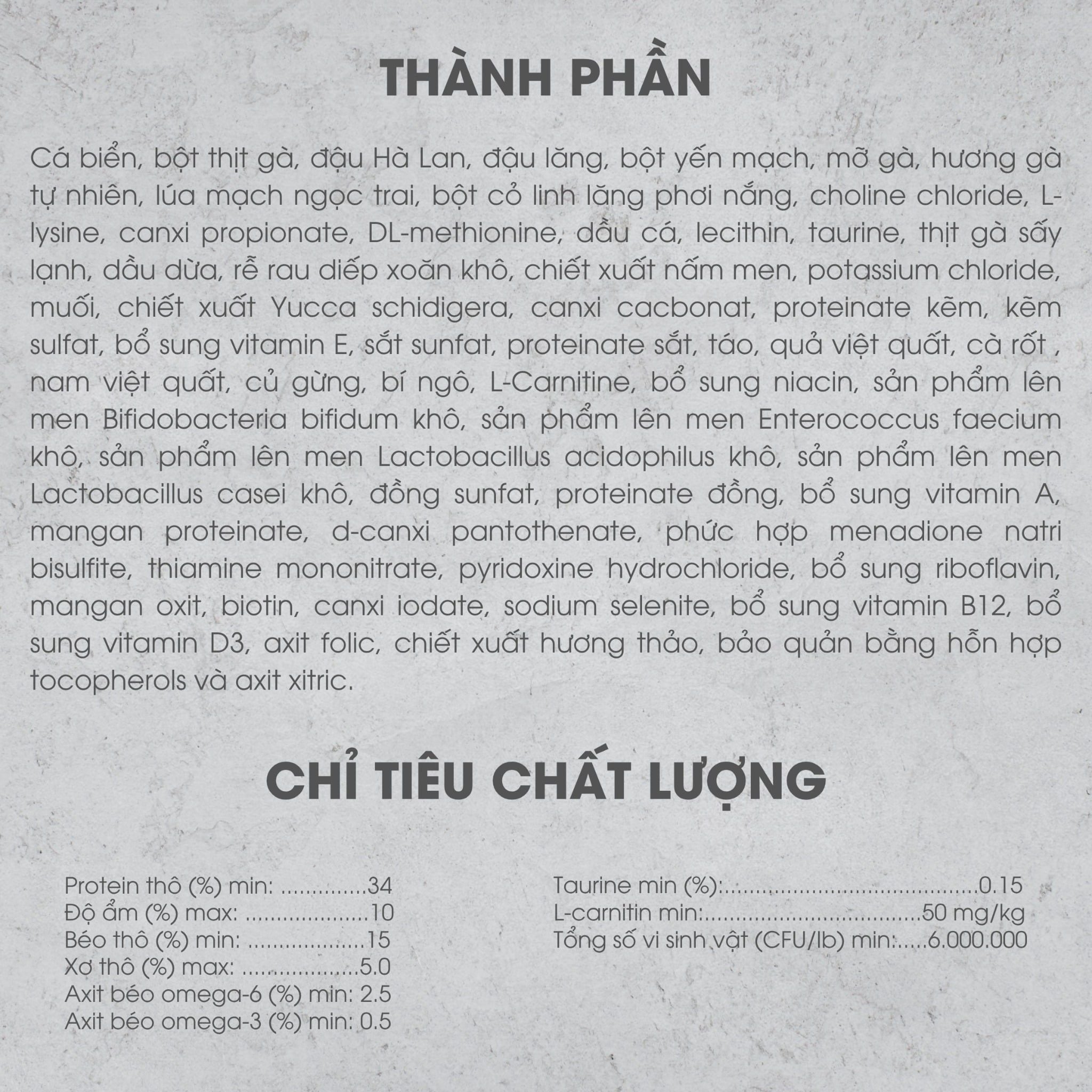  NT Infusion cho Mèo trưởng thành - Cá biển và rau củ quả tự nhiên 