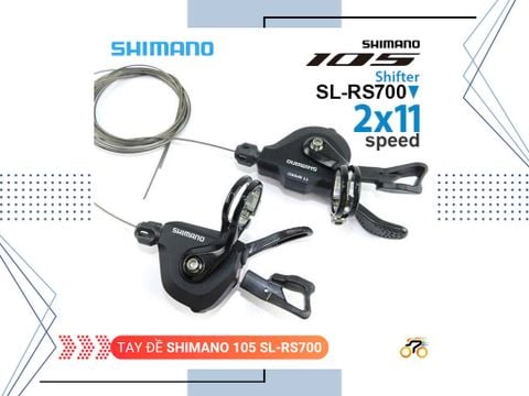 TAY ĐỀ - SHIMANO 105 S RS700 - FLATBAR - BẤM XẢ (2x11 TỐC ĐỘ)