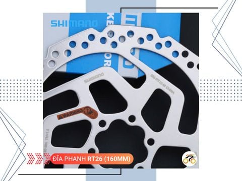 ĐĨA THẮNG XE ĐẠP  - SHIMANO RT26 (CÓ HỘP) (1CÁI)