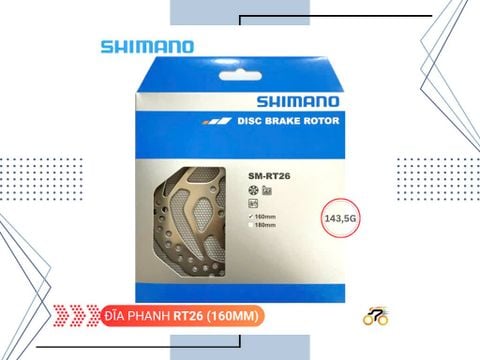 ĐĨA THẮNG XE ĐẠP  - SHIMANO RT26 (CÓ HỘP) (1CÁI)