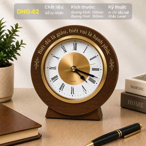 Đồng Hồ Gỗ DHG-02