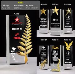 Bộ cúp vinh danh quản lý xuất sắc N283