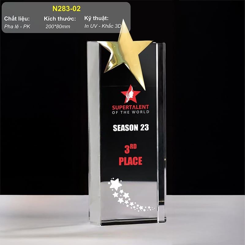 Bộ cúp vinh danh quản lý xuất sắc N283