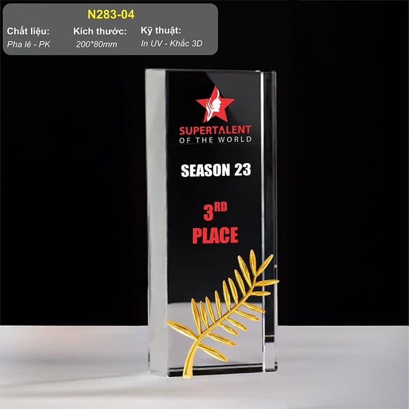 Bộ cúp vinh danh quản lý xuất sắc N283