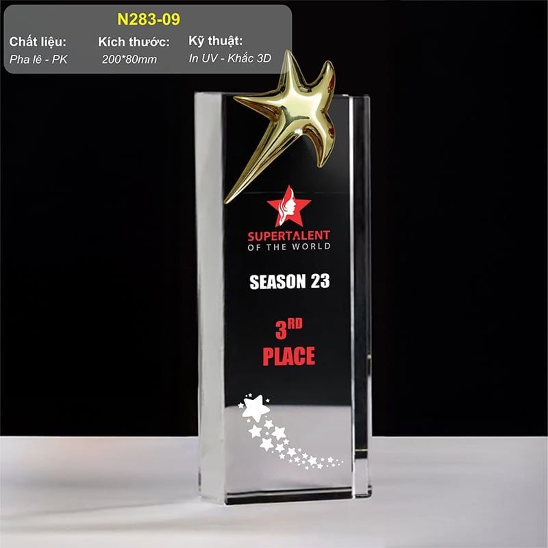 Bộ cúp vinh danh quản lý xuất sắc N283