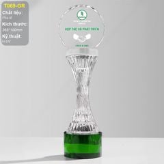 Cúp vinh danh pha lê quản lý xuất sắc T069 (5 loại)